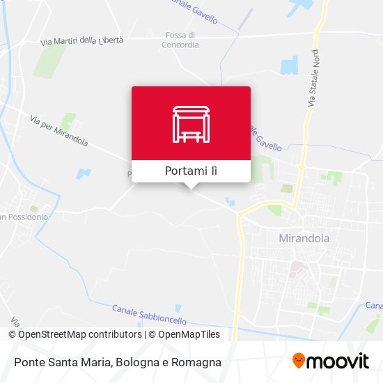 Mappa Ponte Santa Maria