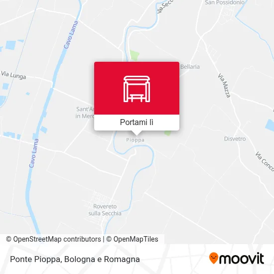 Mappa Ponte Pioppa