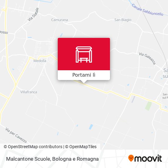 Mappa Malcantone Scuole