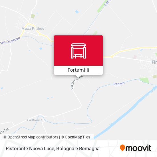 Mappa Ristorante Nuova Luce
