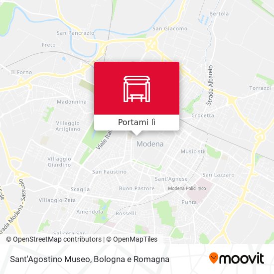 Mappa Sant'Agostino Museo