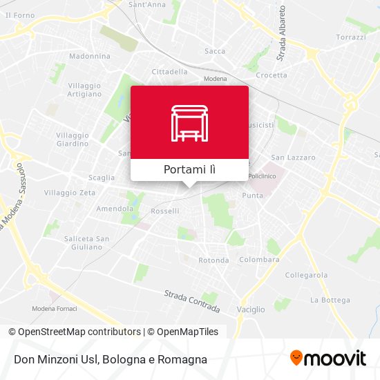 Mappa Don Minzoni Usl