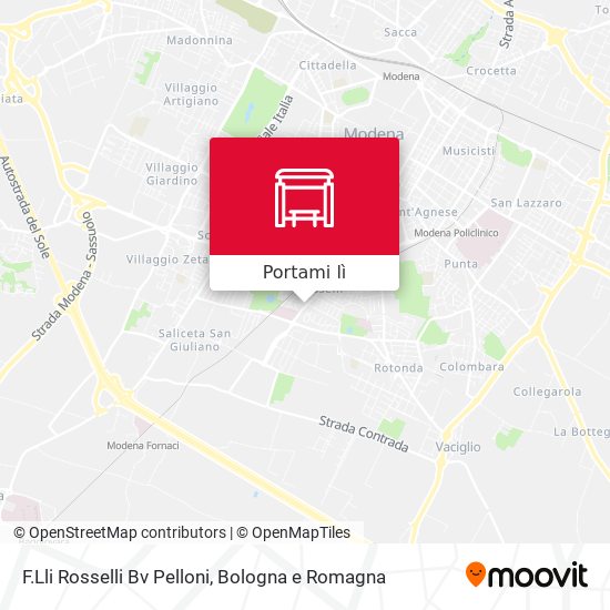 Mappa F.Lli Rosselli Bv Pelloni