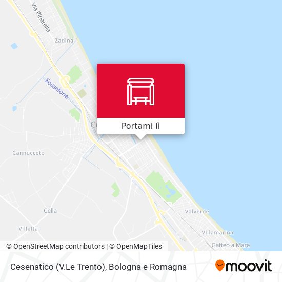 Mappa Cesenatico (V.Le Trento)