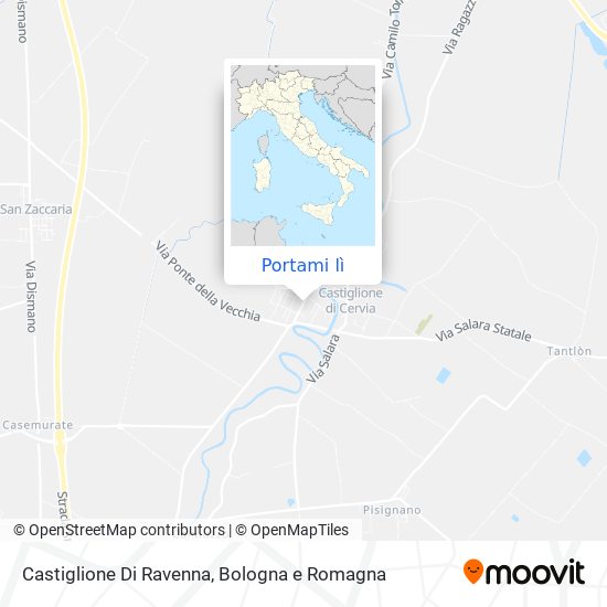 Mappa Castiglione Di Ravenna