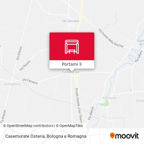 Mappa Casemurate Osteria