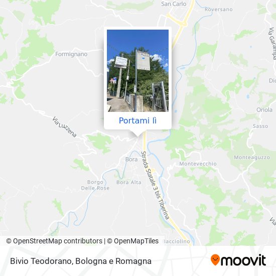 Mappa Bivio Teodorano