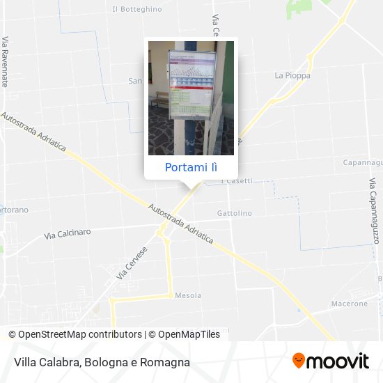 Mappa Villa Calabra