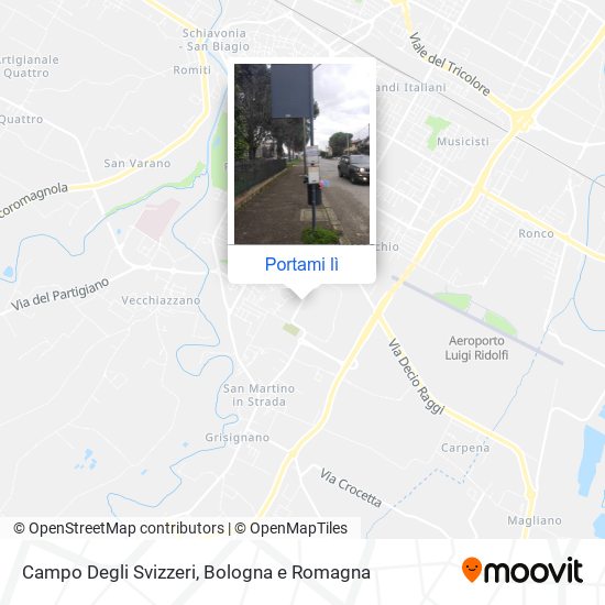 Mappa Campo Degli Svizzeri