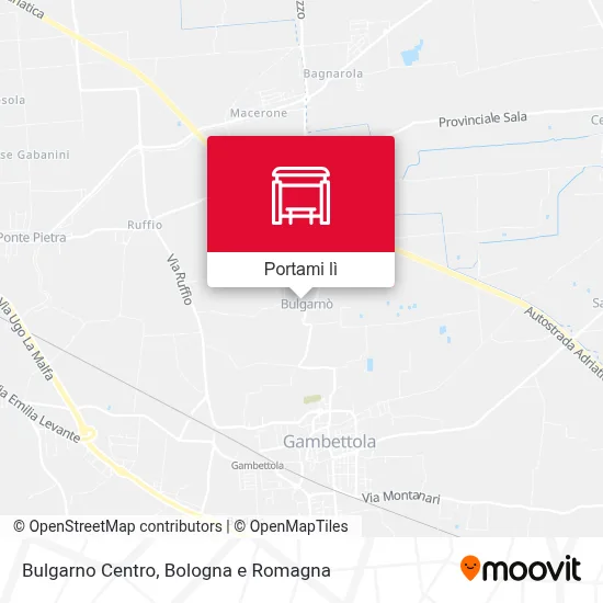 Mappa Bulgarno Centro