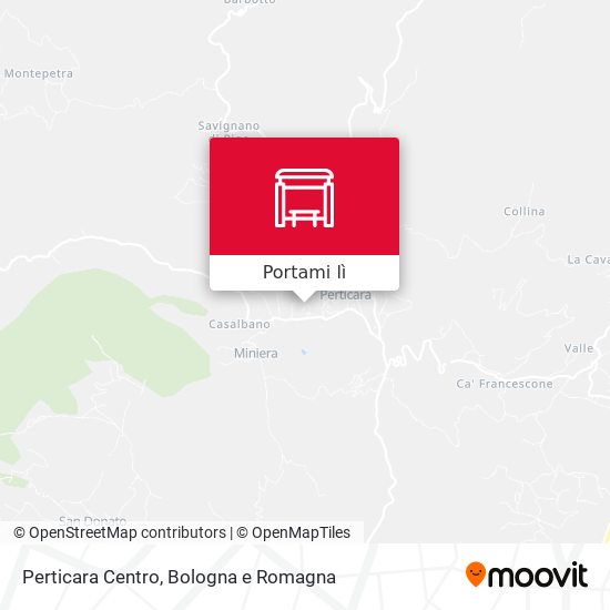 Mappa Perticara Centro