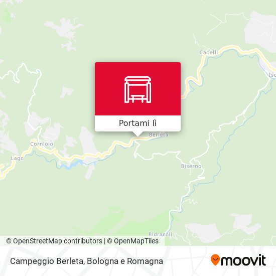 Mappa Campeggio Berleta