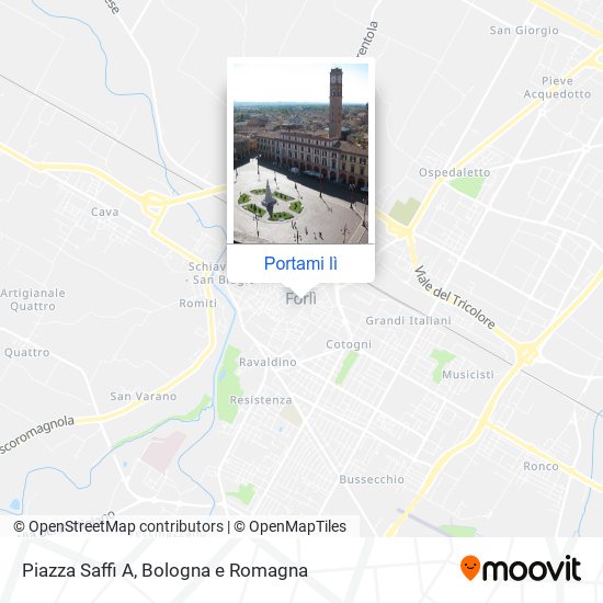 Mappa Piazza Saffi A