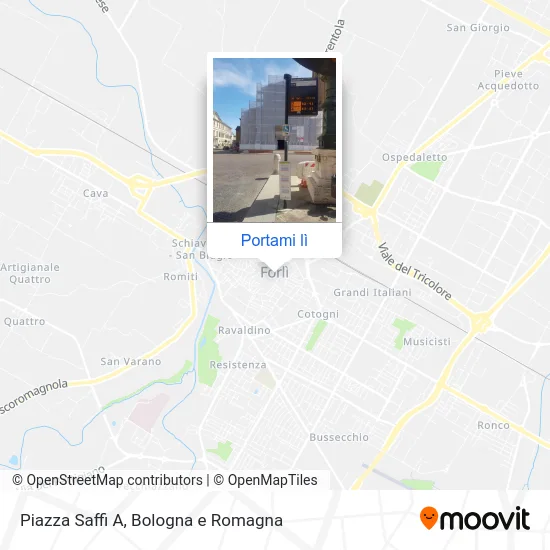 Mappa Piazza Saffi A