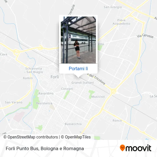 Mappa Forli Punto Bus