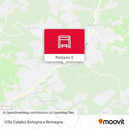 Mappa Villa Calabri