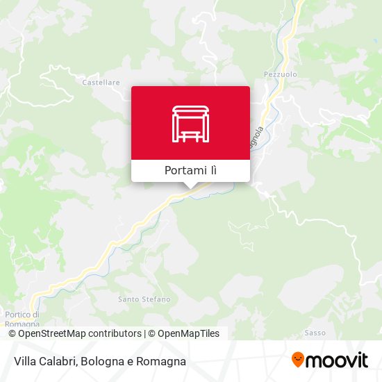 Mappa Villa Calabri