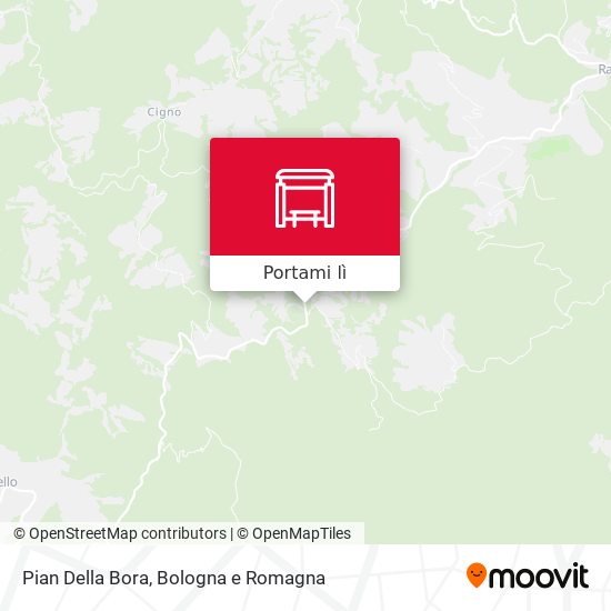 Mappa Pian Della Bora