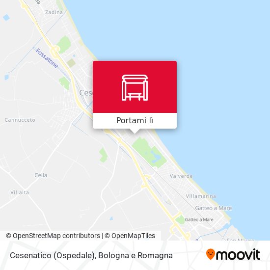 Mappa Cesenatico (Ospedale)