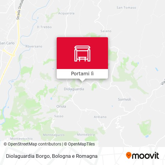 Mappa Diolaguardia Borgo