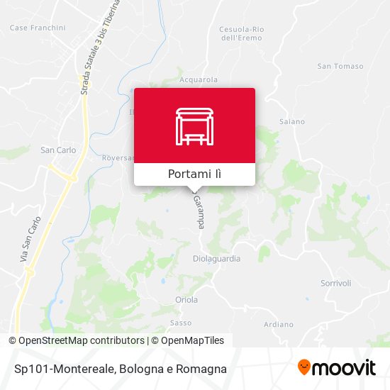 Mappa Sp101-Montereale