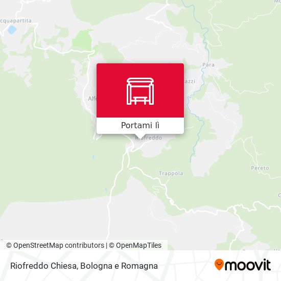 Mappa Riofreddo Chiesa