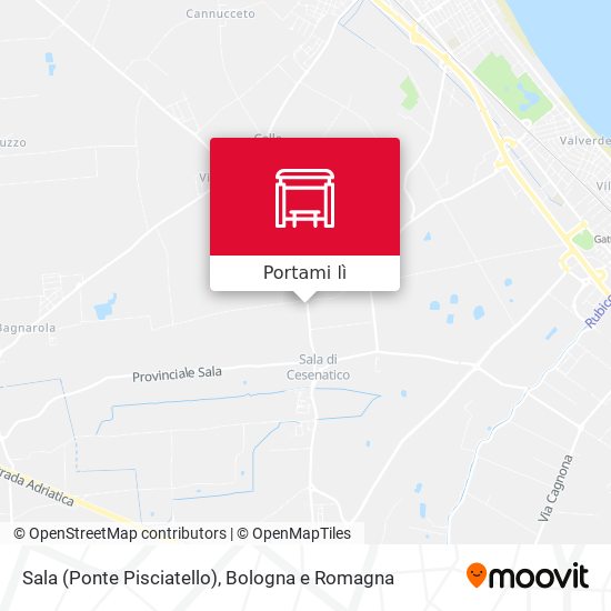 Mappa Sala (Ponte Pisciatello)