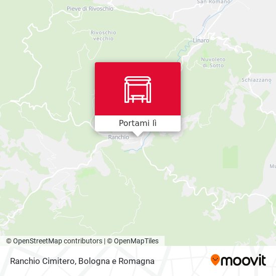 Mappa Ranchio Cimitero