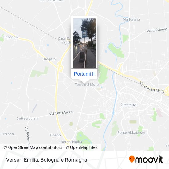 Mappa Versari-Emilia