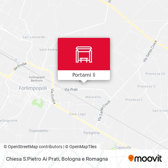 Mappa Chiesa S.Pietro Ai Prati
