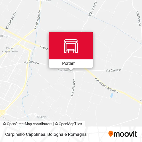 Mappa Carpinello Capolinea