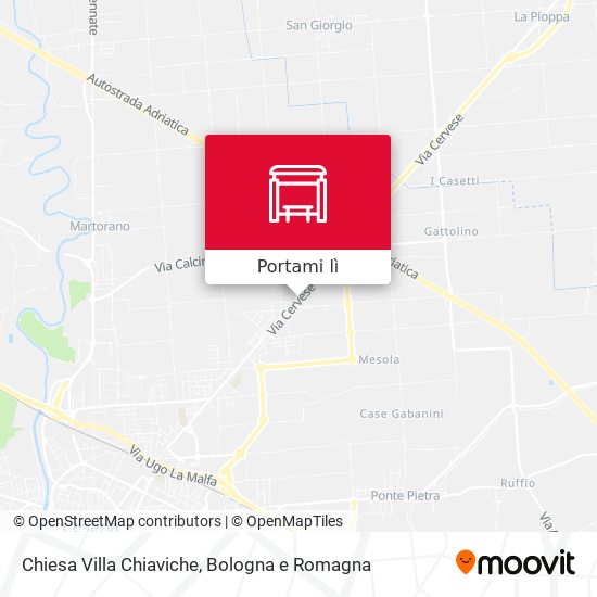 Mappa Chiesa Villa Chiaviche
