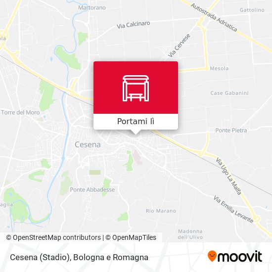 Mappa Cesena (Stadio)