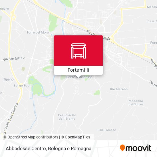 Mappa Abbadesse Centro