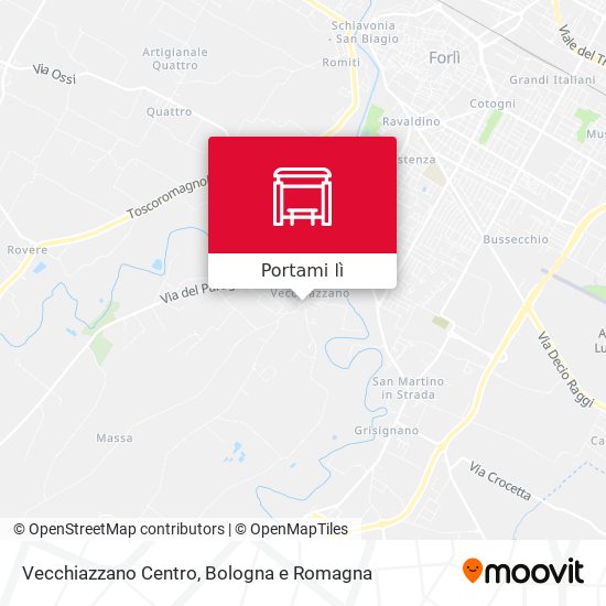 Mappa Vecchiazzano Centro