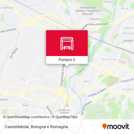 Mappa Casteldebole