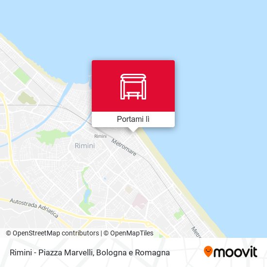 Mappa Rimini - Piazza Marvelli