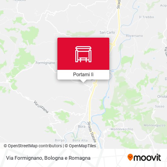Mappa Via Formignano