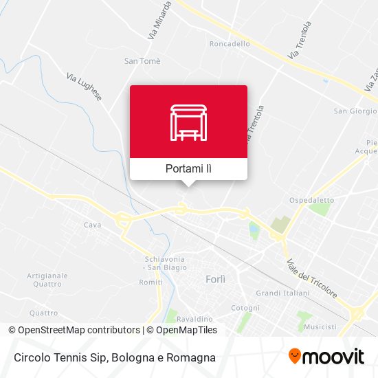 Mappa Circolo Tennis Sip