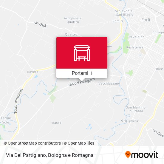 Mappa Via Del Partigiano
