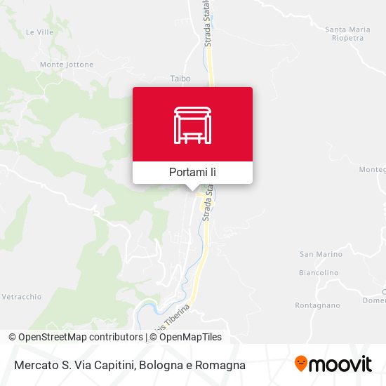 Mappa Mercato S. Via Capitini