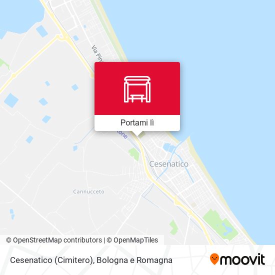 Mappa Cesenatico (Cimitero)