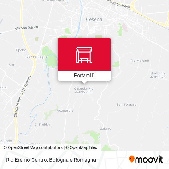 Mappa Rio Eremo Centro