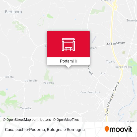 Mappa Casalecchio-Paderno