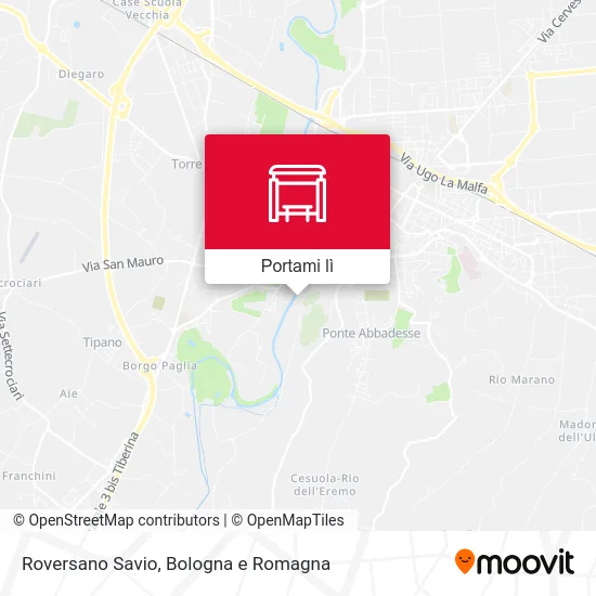 Mappa Roversano Savio