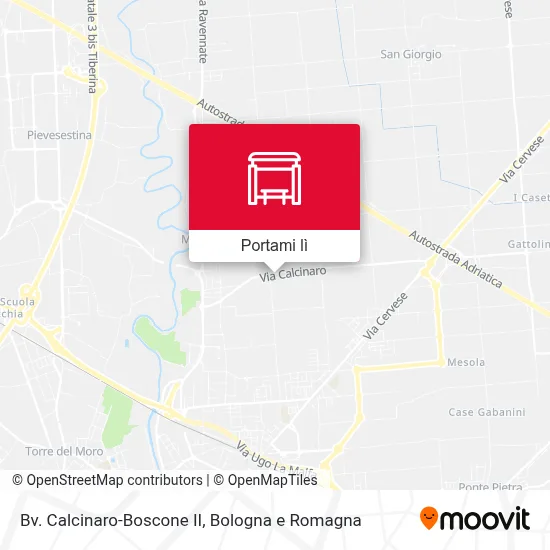 Mappa Bv. Calcinaro-Boscone II
