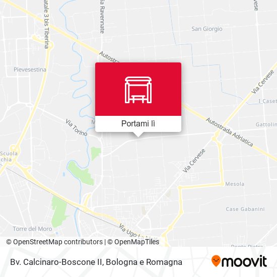 Mappa Bv. Calcinaro-Boscone II