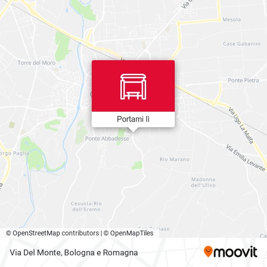 Mappa Via Del Monte