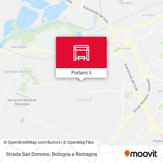 Mappa Strada San Donnino