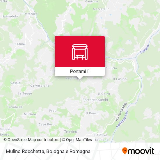 Mappa Mulino Rocchetta